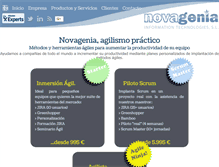 Tablet Screenshot of novagenia.com